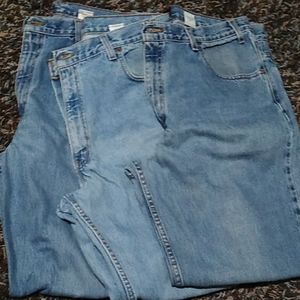 Three pairs of Levi Strauss jeans